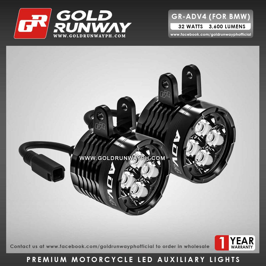 Gold Runway GR-ADV4 (for BMW) 32W 6300K 3600LM Motorcycle Lights