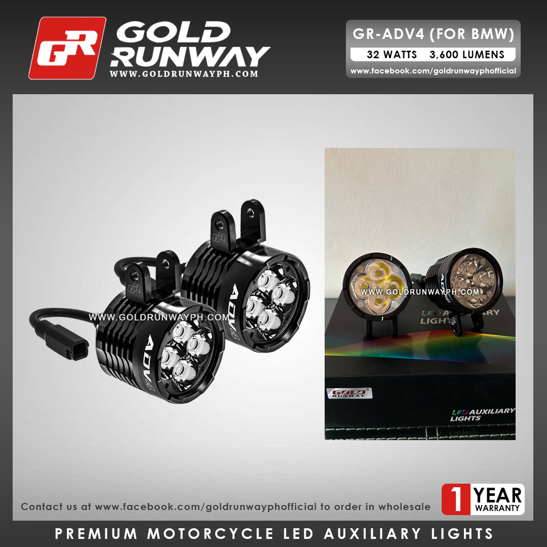 Gold Runway GR-ADV4 (for BMW) 32W 6300K 3600LM Motorcycle Lights