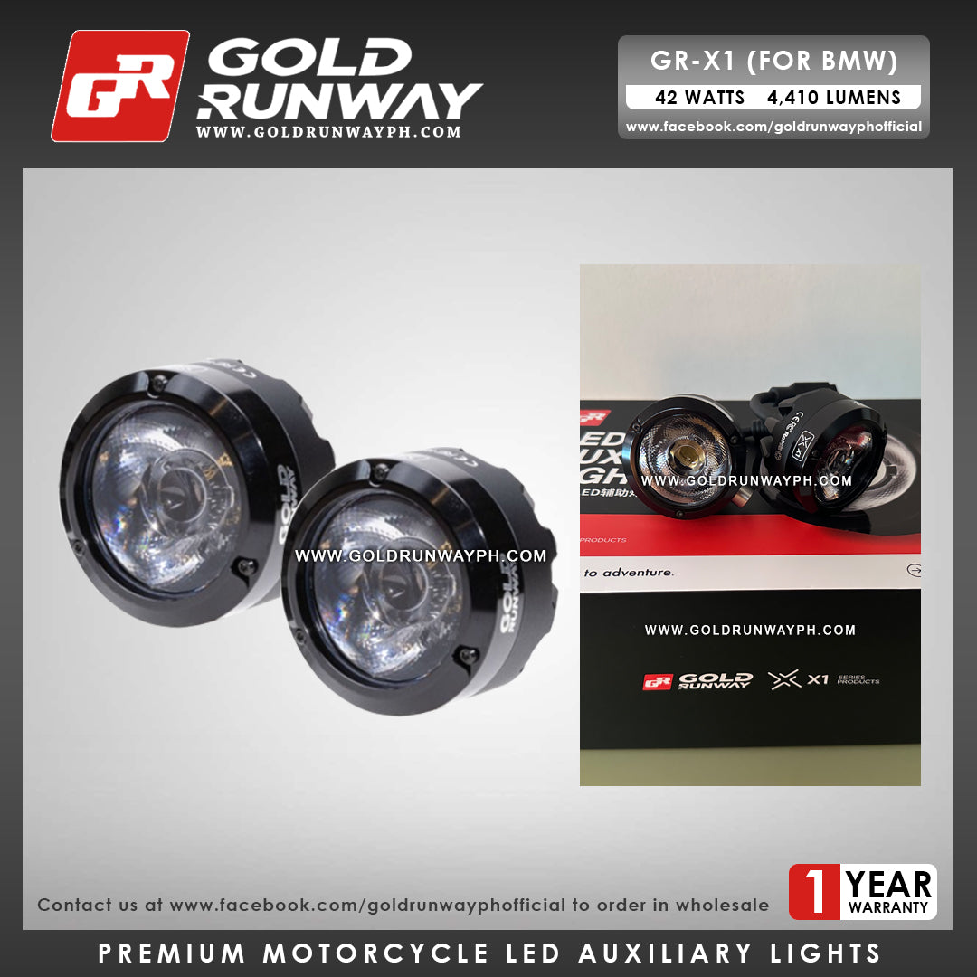 Gold Runway GR-X1 (for BMW) 42W 6300K 4410LM Motorcycle Lights