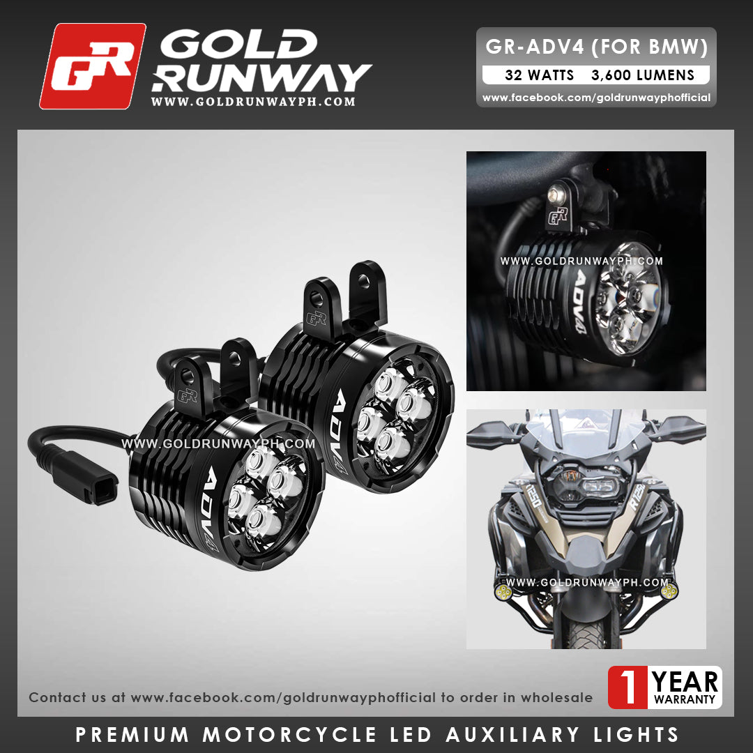 Gold Runway GR-ADV4 (for BMW) 32W 6300K 3600LM Motorcycle Lights