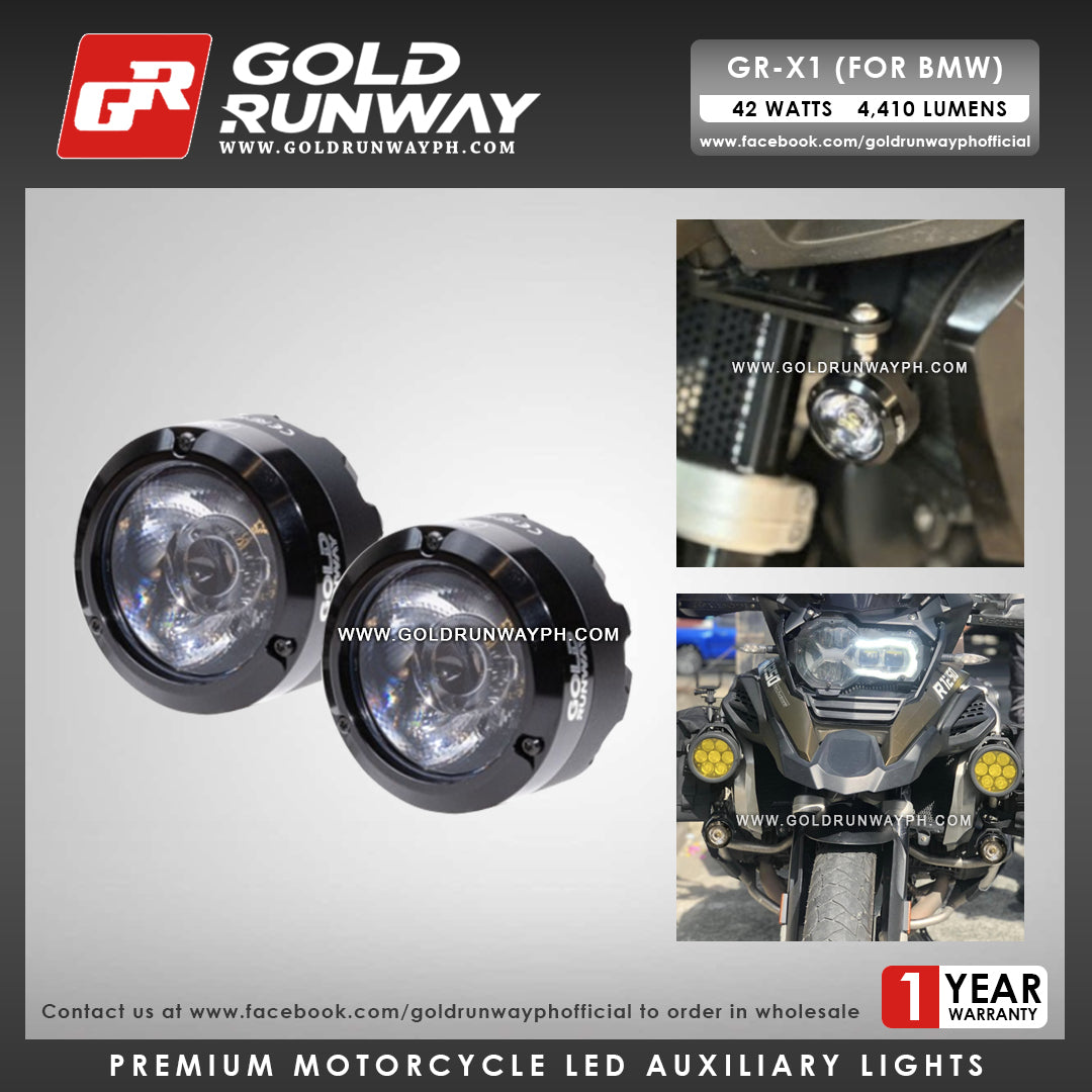 Gold Runway GR-X1 (for BMW) 42W 6300K 4410LM Motorcycle Lights