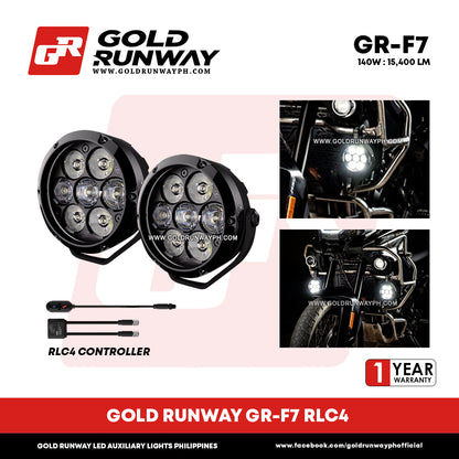 Gold Runway GR-F7 RLC4 140W 6300K 11000LM Motorcycle Lights