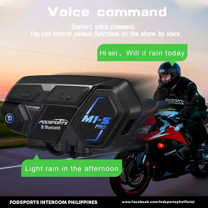 Fodsports M1-S PRO Motorcycle Helmet Bluetooth Intercom