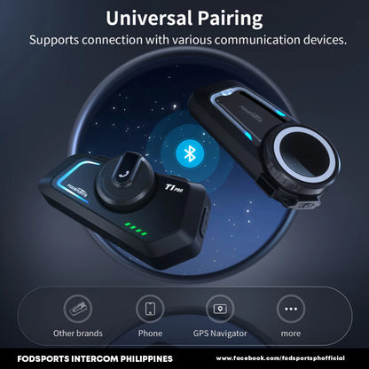Fodsports T1-PRO Motorcycle Helmet Bluetooth Intercom