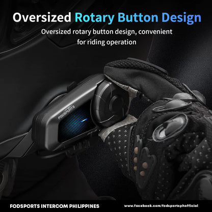 Fodsports FX-S Motorcycle Helmet Bluetooth Intercom