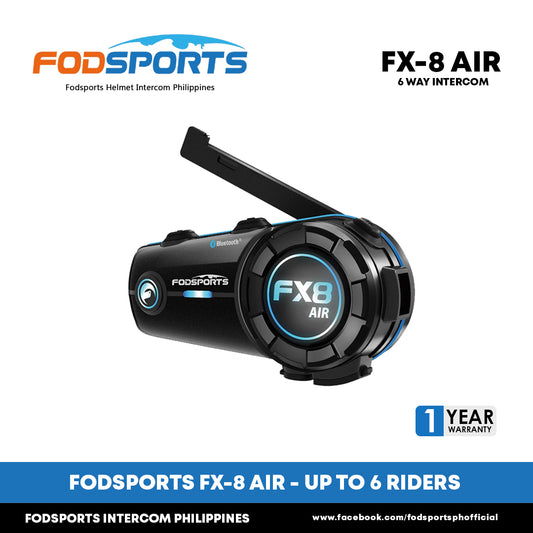 Fodsports FX-8 AIR Motorcycle Helmet Bluetooth Intercom