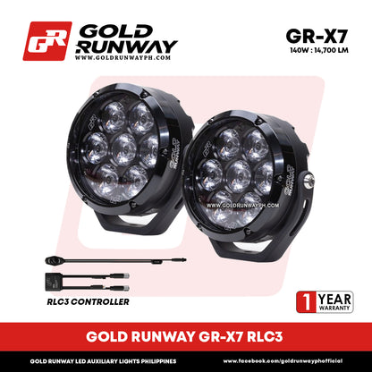 Gold Runway GR-X7 RLC3 140W 6300K 14700LM Motorcycle Lights