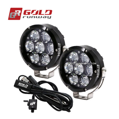 Gold Runway GR-70X Combo 70W 6000K 7500LM Motorcycle Lights