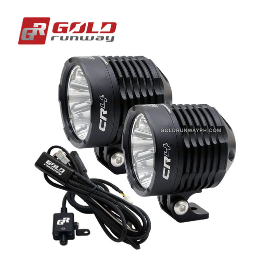 Gold Runway GR-CR4 Spot 35W 6000K 3800LM Motorcycle Lights