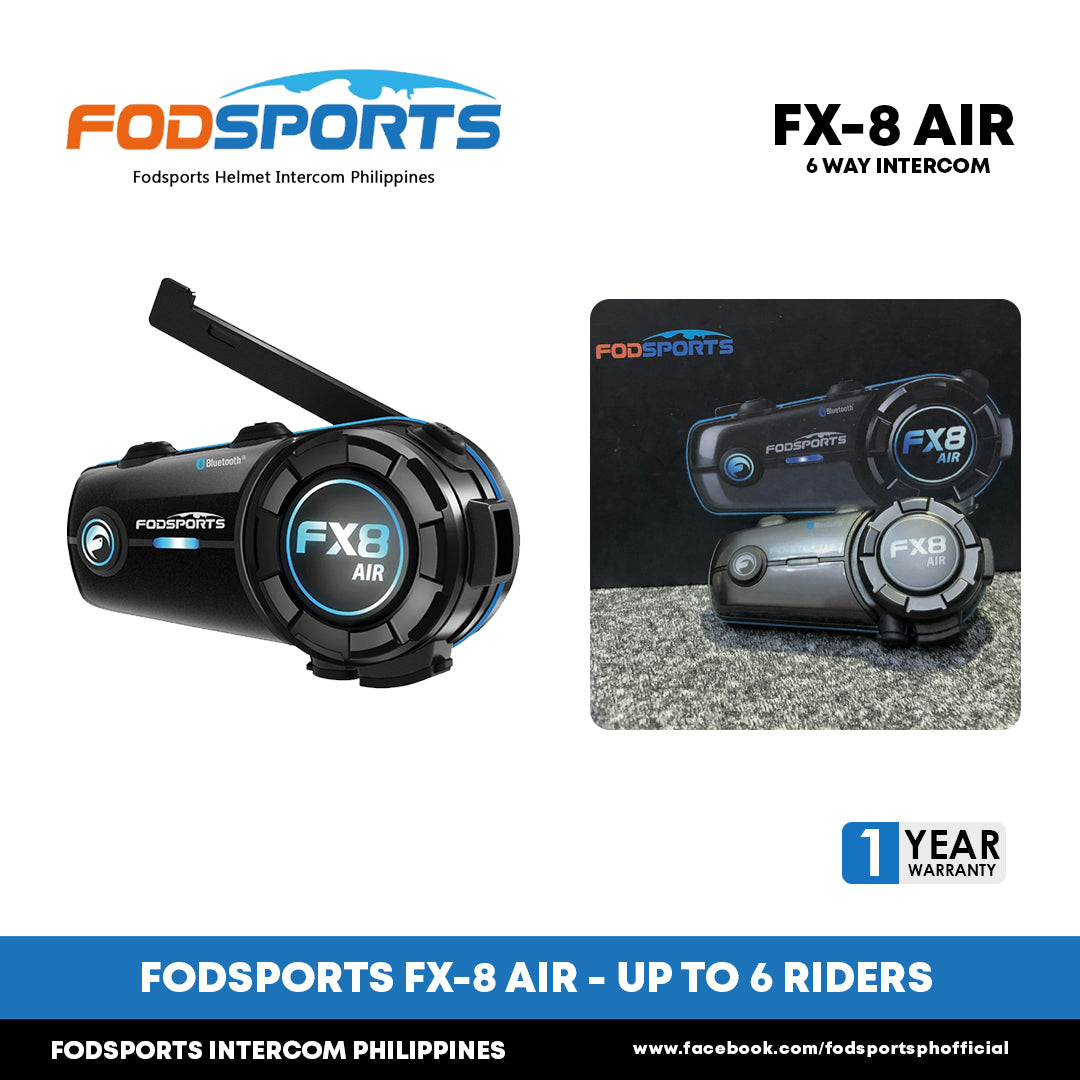 Fodsports FX-8 AIR Motorcycle Helmet Bluetooth Intercom