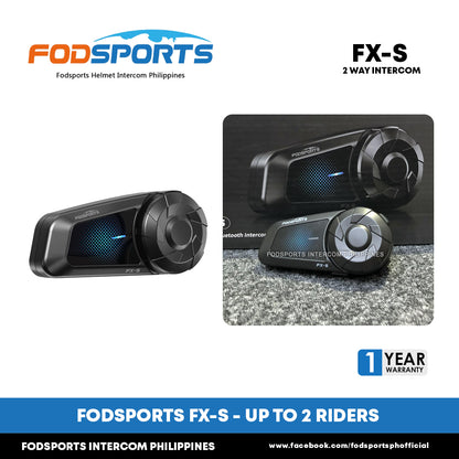 Fodsports FX-S Motorcycle Helmet Bluetooth Intercom