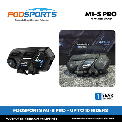 Fodsports M1-S PRO Motorcycle Helmet Bluetooth Intercom