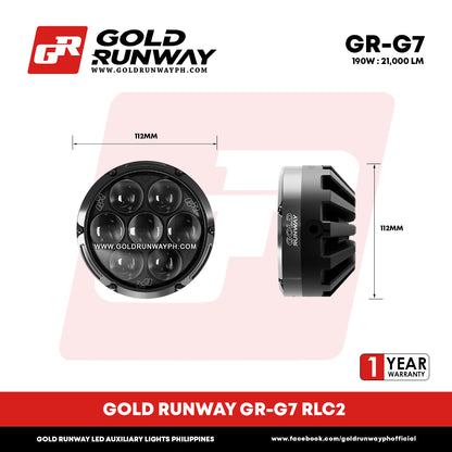 Gold Runway GR-G7 190W 6300K 21000LM Motorcycle Lights