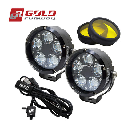 Gold Runway GR-50X Combo 50W 6000K 6000LM Motorcycle Lights