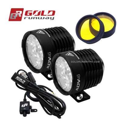 Gold Runway GR-ADV4 Spot 32W 6000K 3600LM Motorcycle Lights