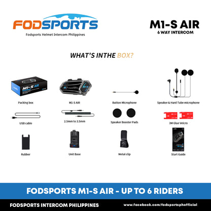 Fodsports M1-S Motorcycle Helmet Bluetooth Intercom