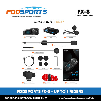 Fodsports FX-S Motorcycle Helmet Bluetooth Intercom