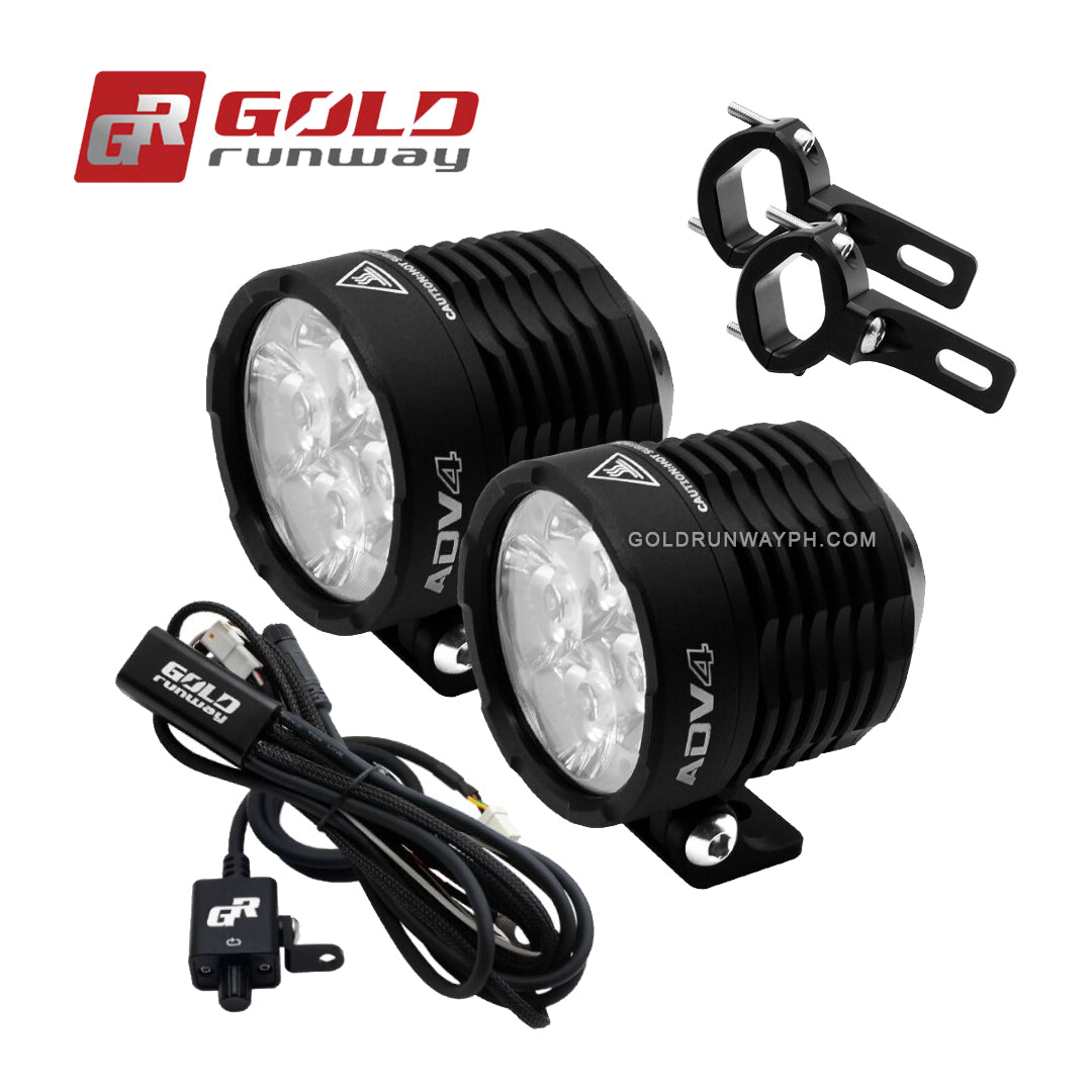 Gold Runway GR-ADV4 Spot 32W 6000K 3600LM Motorcycle Lights