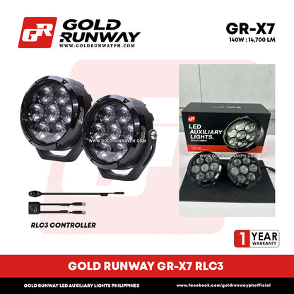 Gold Runway GR-X7 RLC3 140W 6300K 14700LM Motorcycle Lights