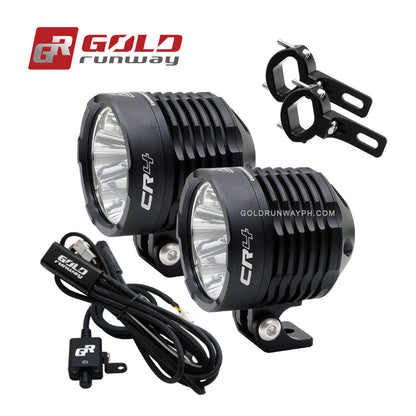 Gold Runway GR-CR4 Spot 35W 6000K 3800LM Motorcycle Lights