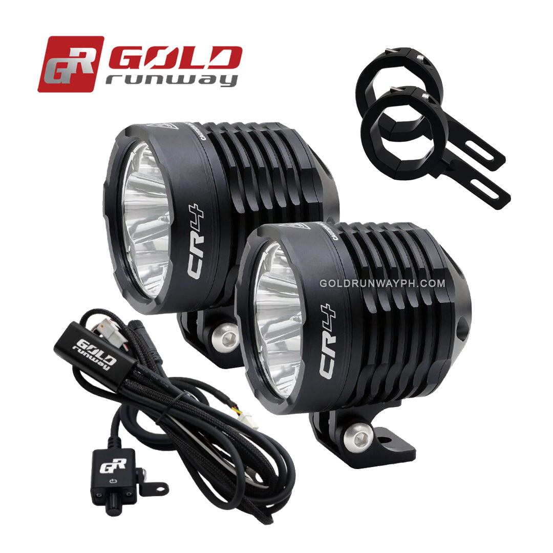 Gold Runway GR-CR4 Spot 35W 6000K 3800LM Motorcycle Lights