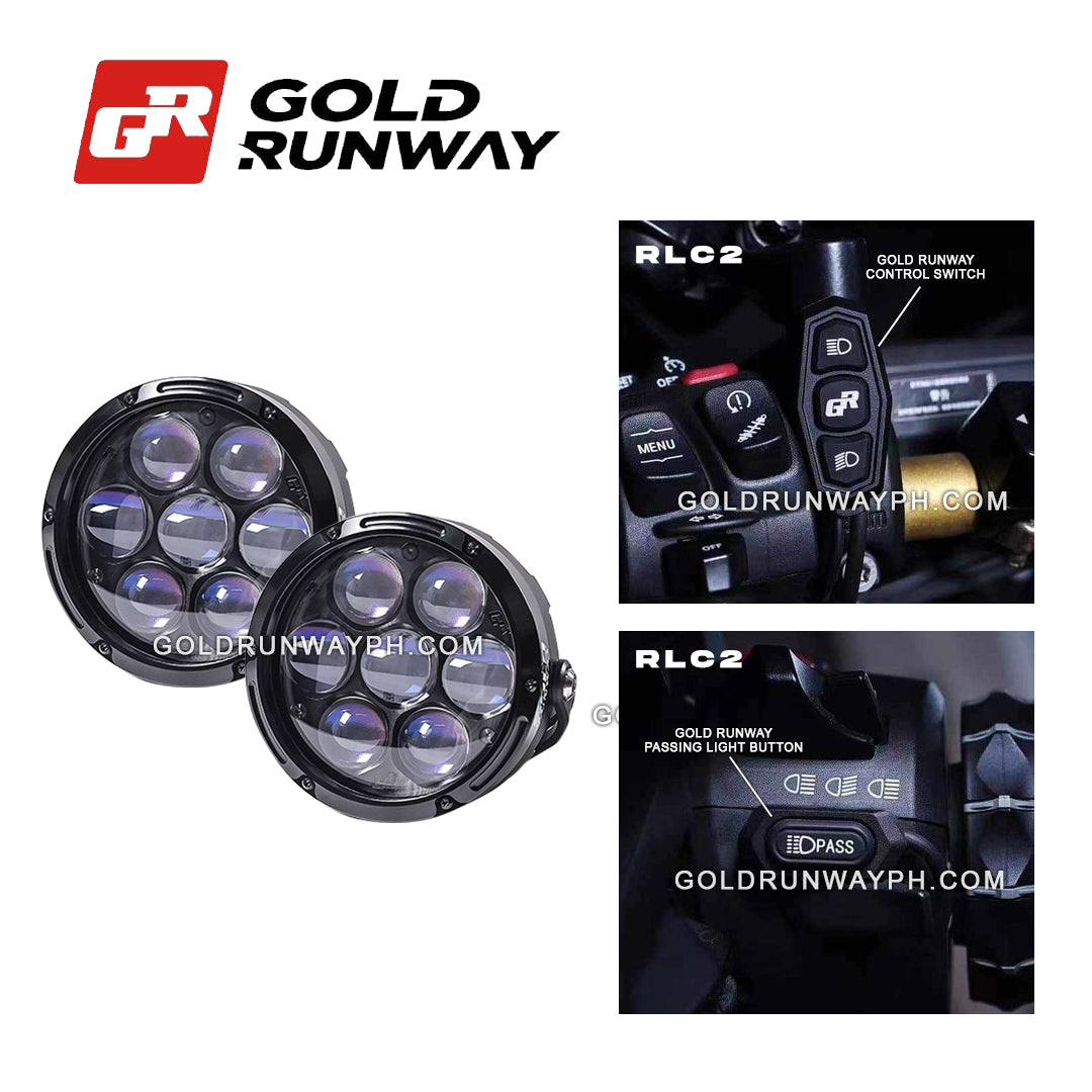 Gold Runway GR-G7 190W 6300K 21000LM Motorcycle Lights