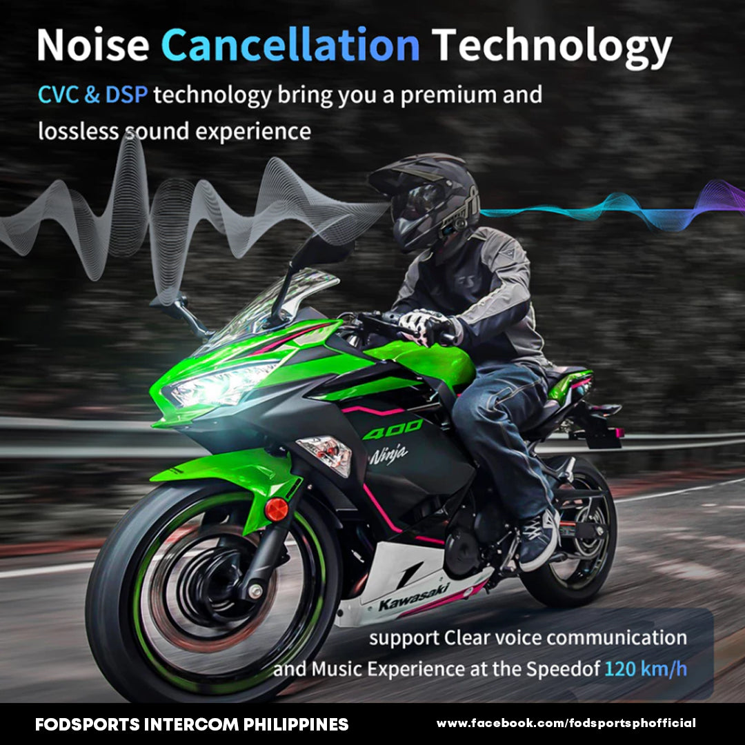 Fodsports FX-S Motorcycle Helmet Bluetooth Intercom