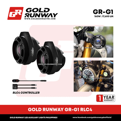 Gold Runway GR-G1 RLC4-2 160W 6300K 17600LM Motorcycle Lights