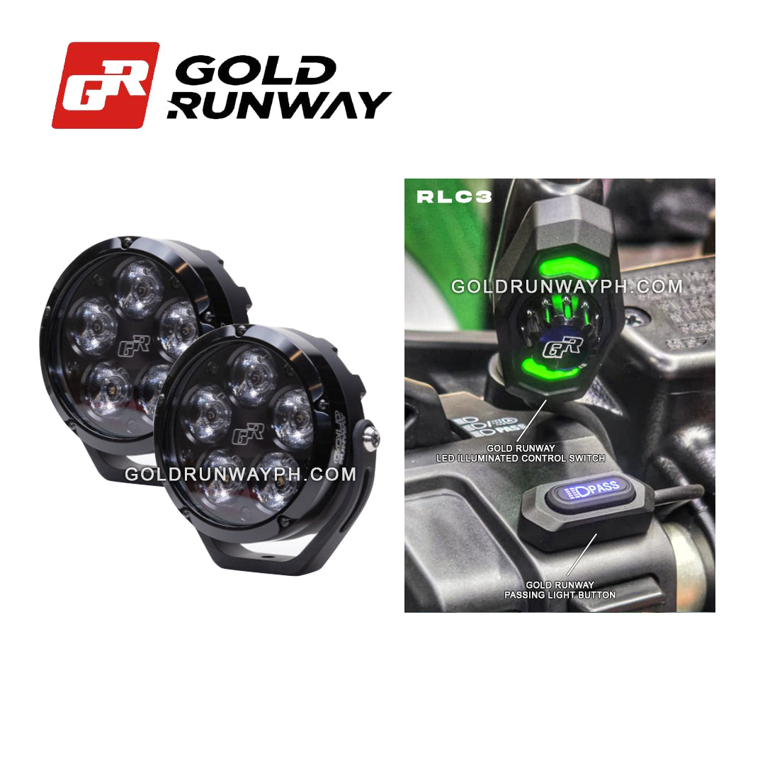 Gold Runway GR-X5 PRO 150W 6300K 15750LM Motorcycle Lights