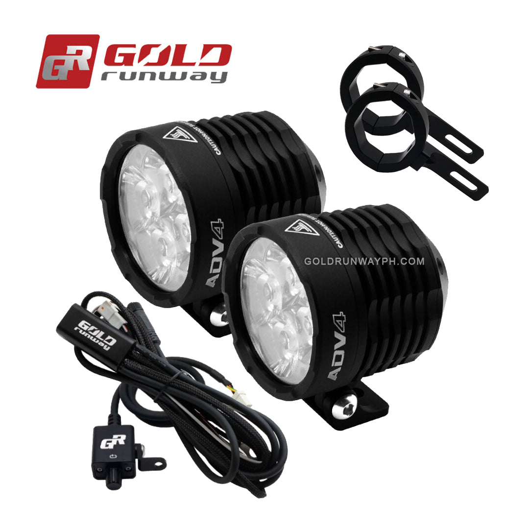 Gold Runway GR-ADV4 Spot 32W 6000K 3600LM Motorcycle Lights