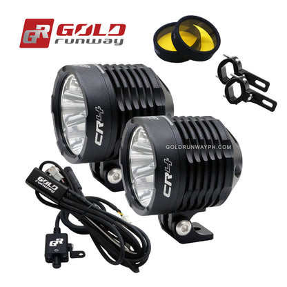 Gold Runway GR-CR4 Spot 35W 6000K 3800LM Motorcycle Lights