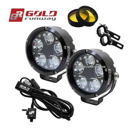 Gold Runway GR-50X Combo 50W 6000K 6000LM Motorcycle Lights