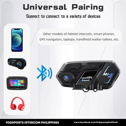 Fodsports M1-S PRO Motorcycle Helmet Bluetooth Intercom