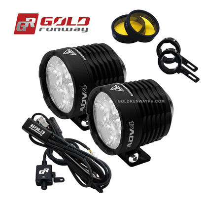 Gold Runway GR-ADV4 Spot 32W 6000K 3600LM Motorcycle Lights