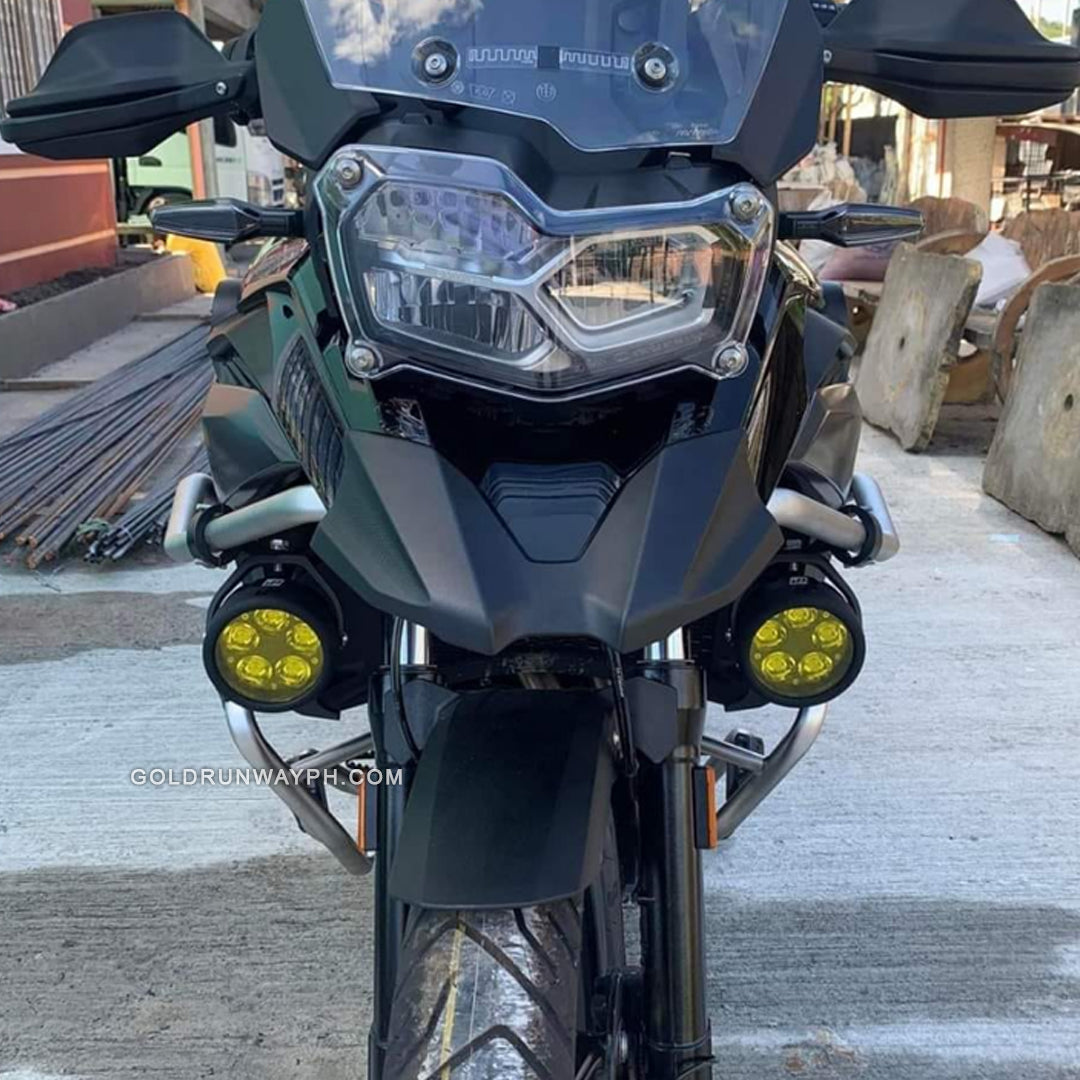 Gold Runway GR-50X Combo 50W 6000K 6000LM Motorcycle Lights – Gold ...